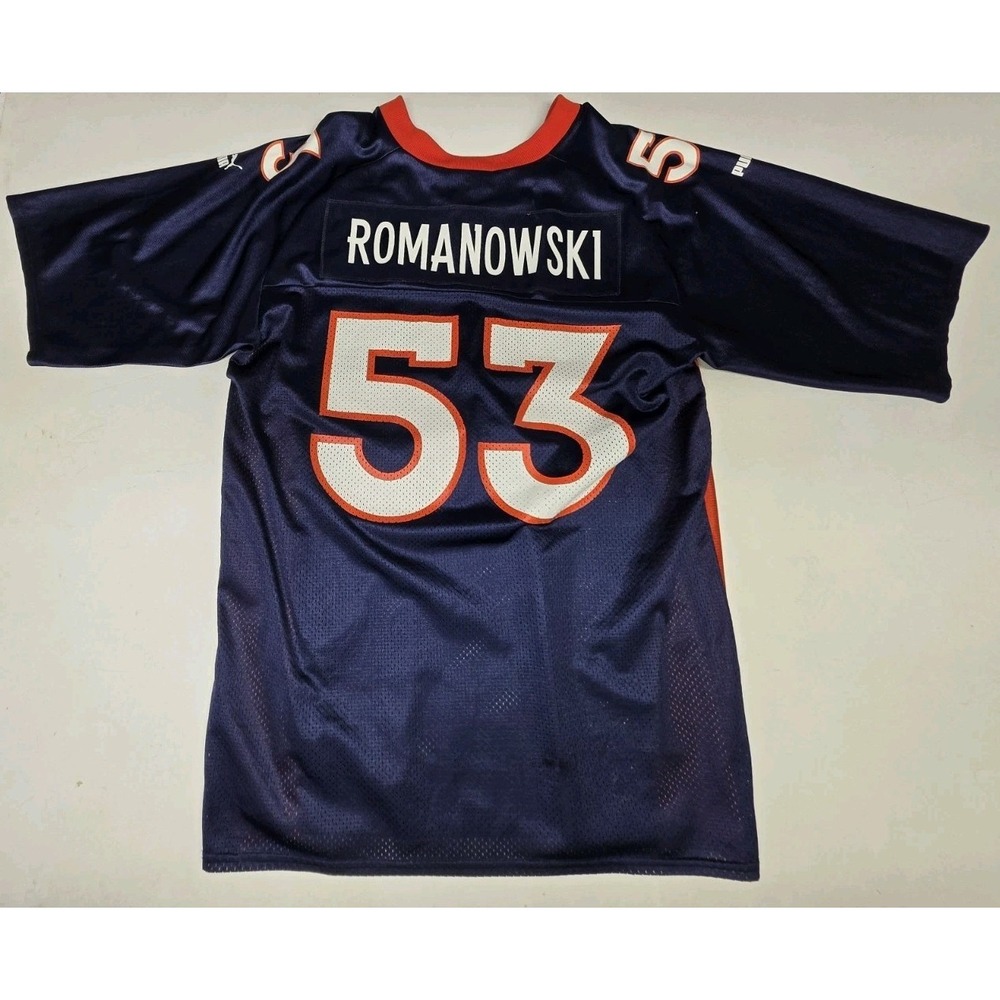 Vintage Mens Size L Denver Broncos Bill Romanowski Puma Jersey
